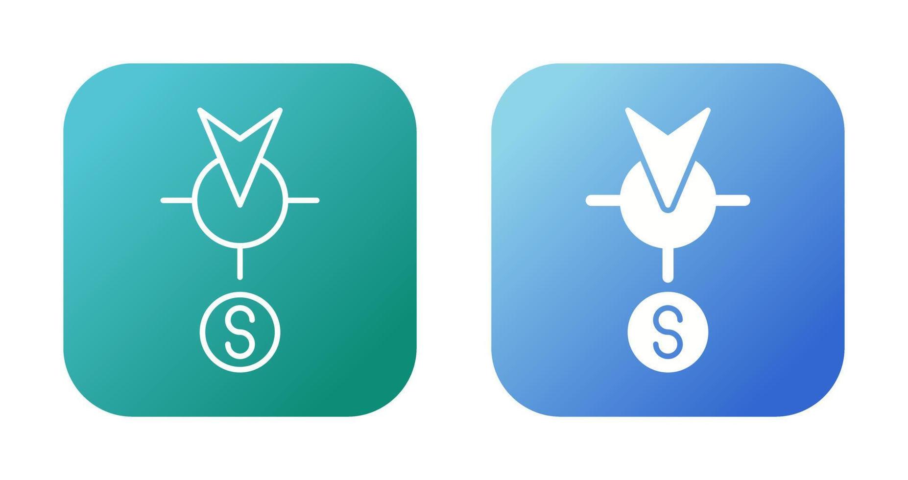 South Vector Icon
