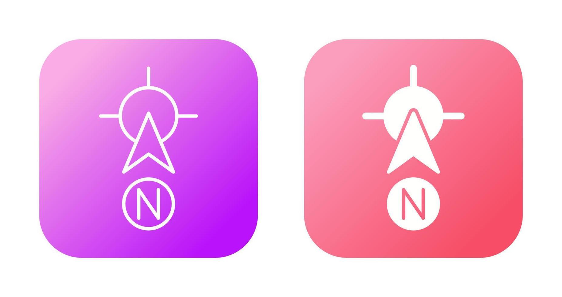 North Vector Icon