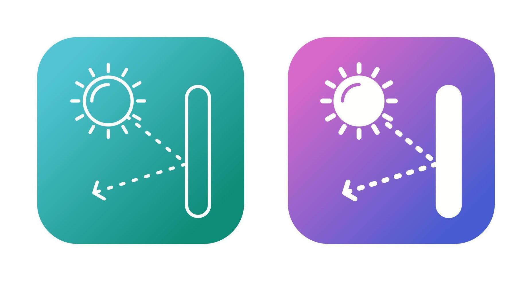 Specular Reflection Vector Icon