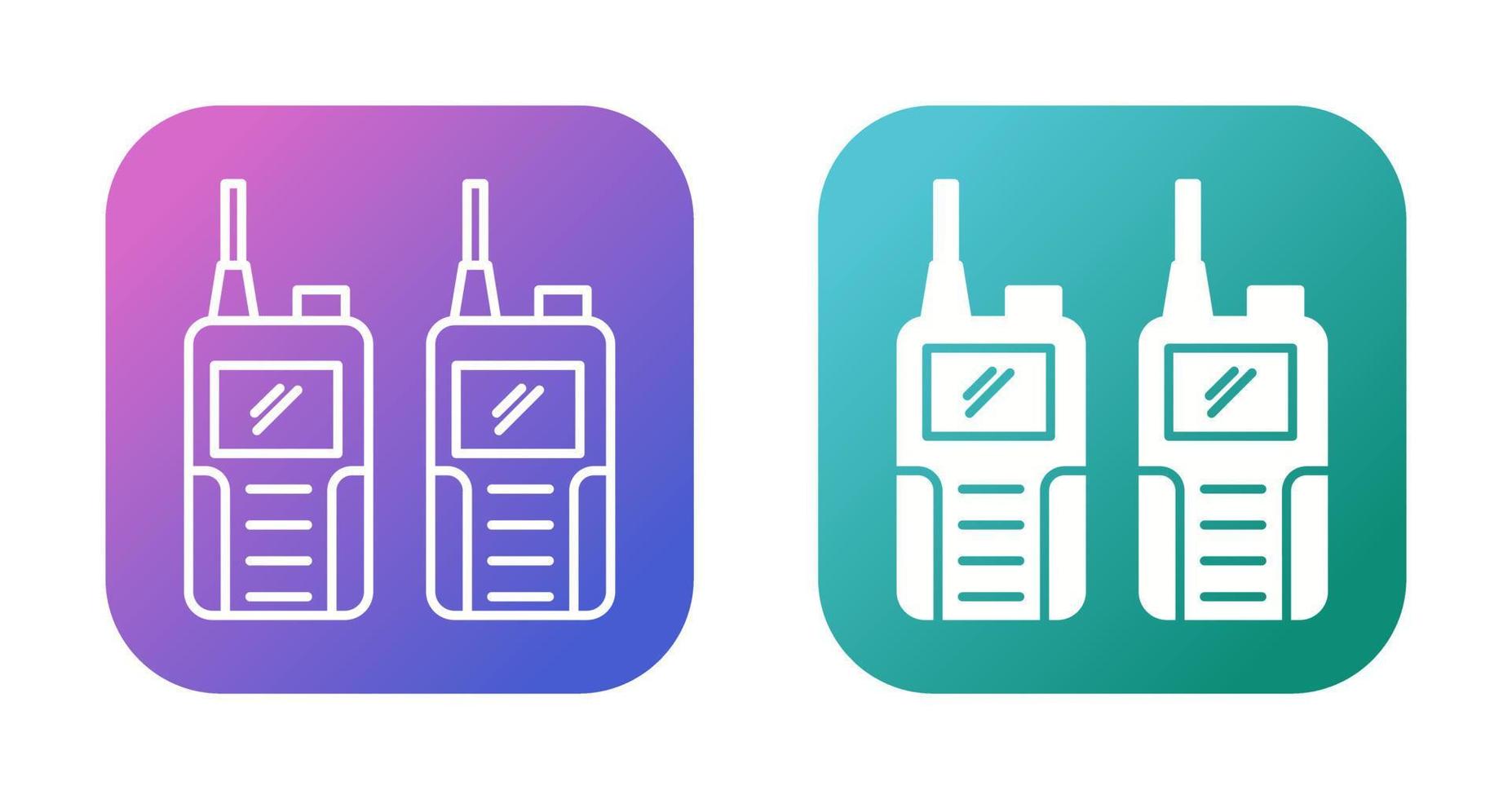 Walkie Talkie Vector Icon