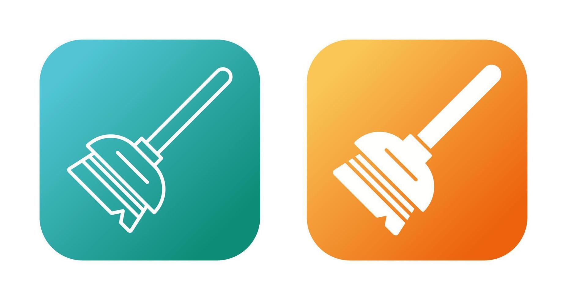 Broom Vector Icon