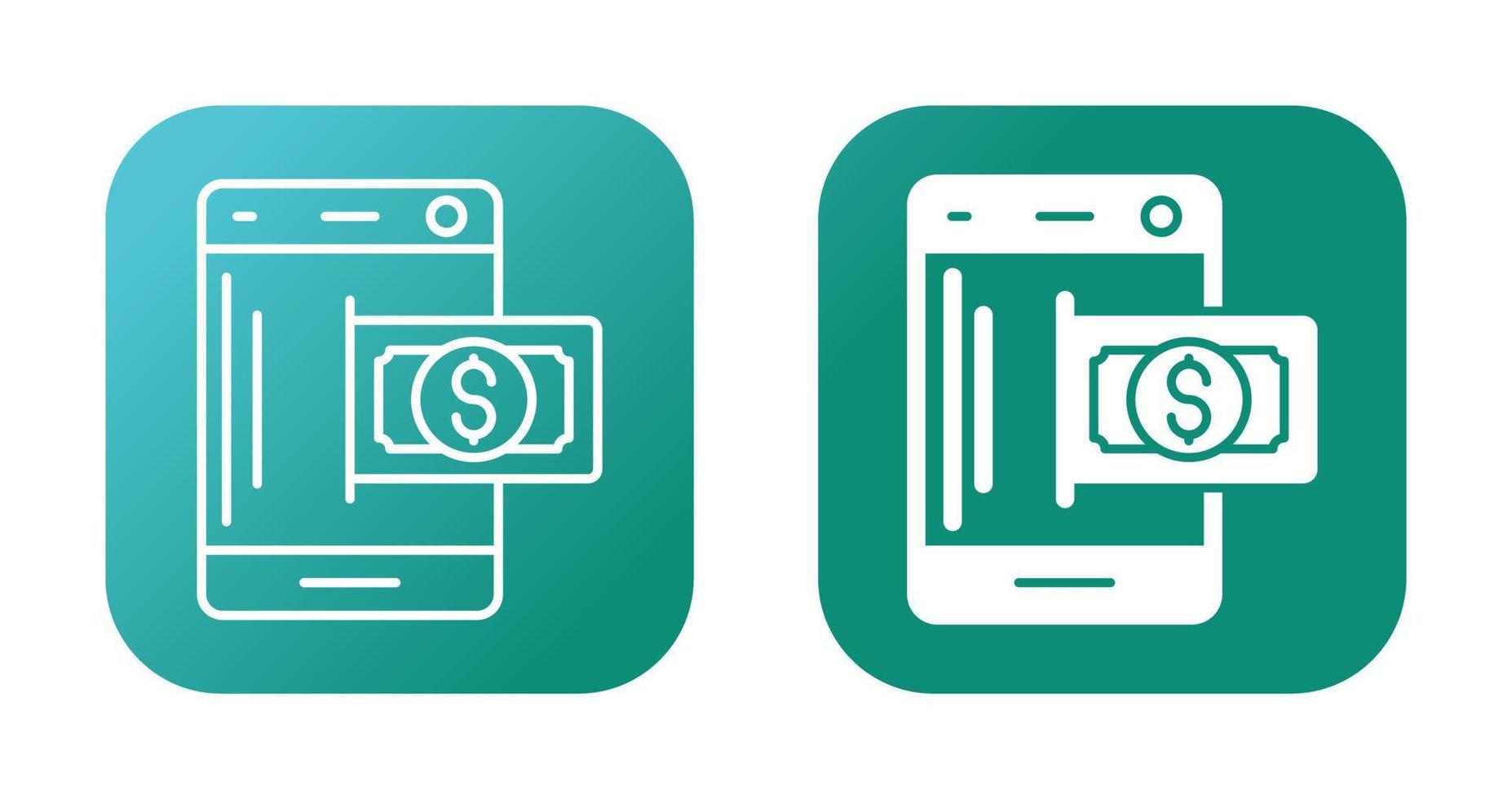 Online Money Vector Icon