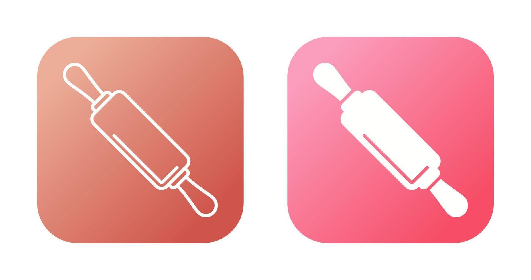 Rolling Pin Vector Icon