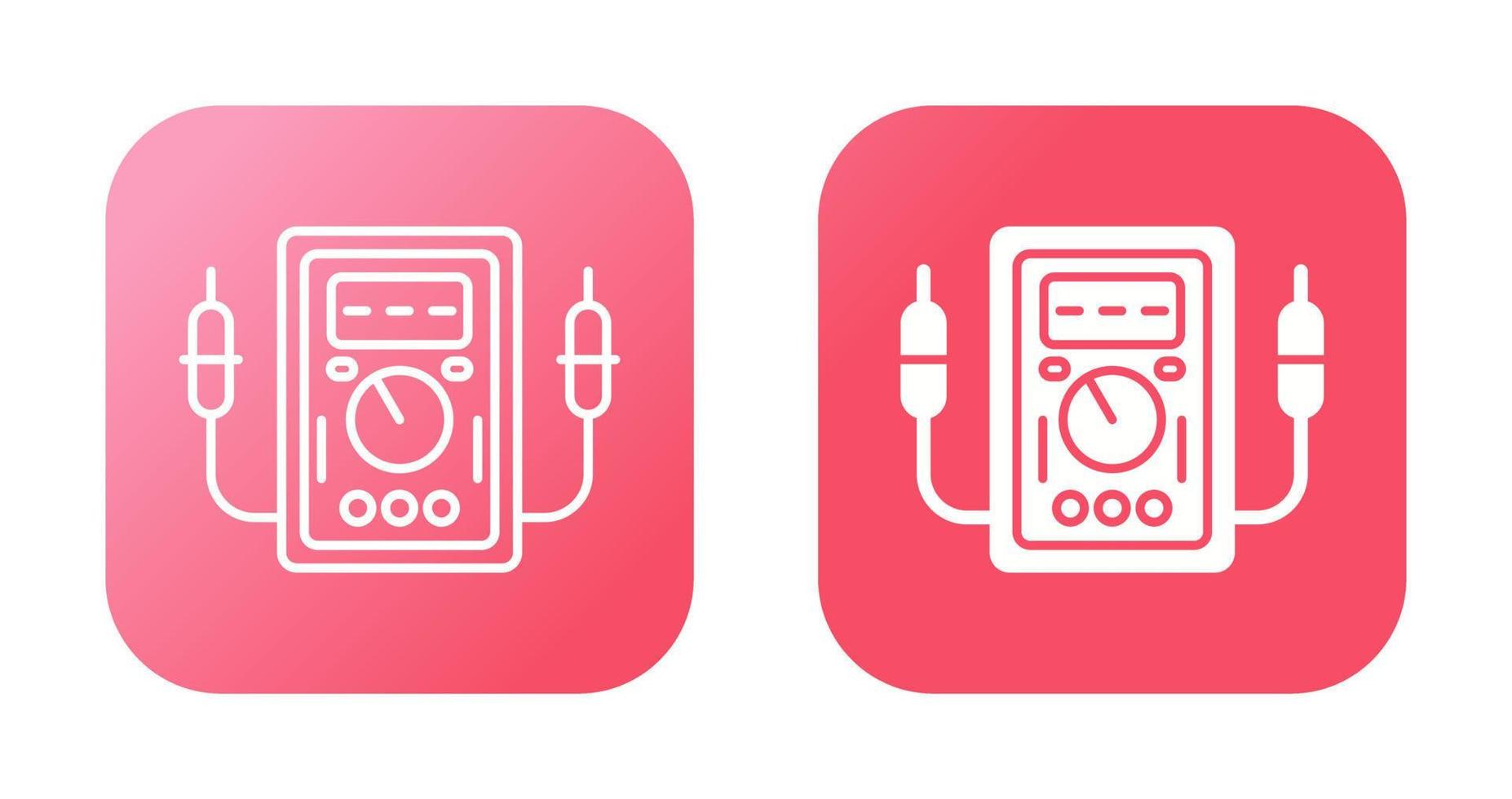Voltmeter Vector Icon
