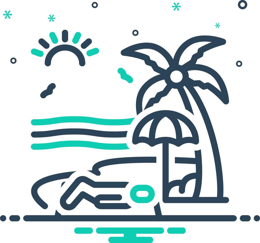mix icon for holidays vector
