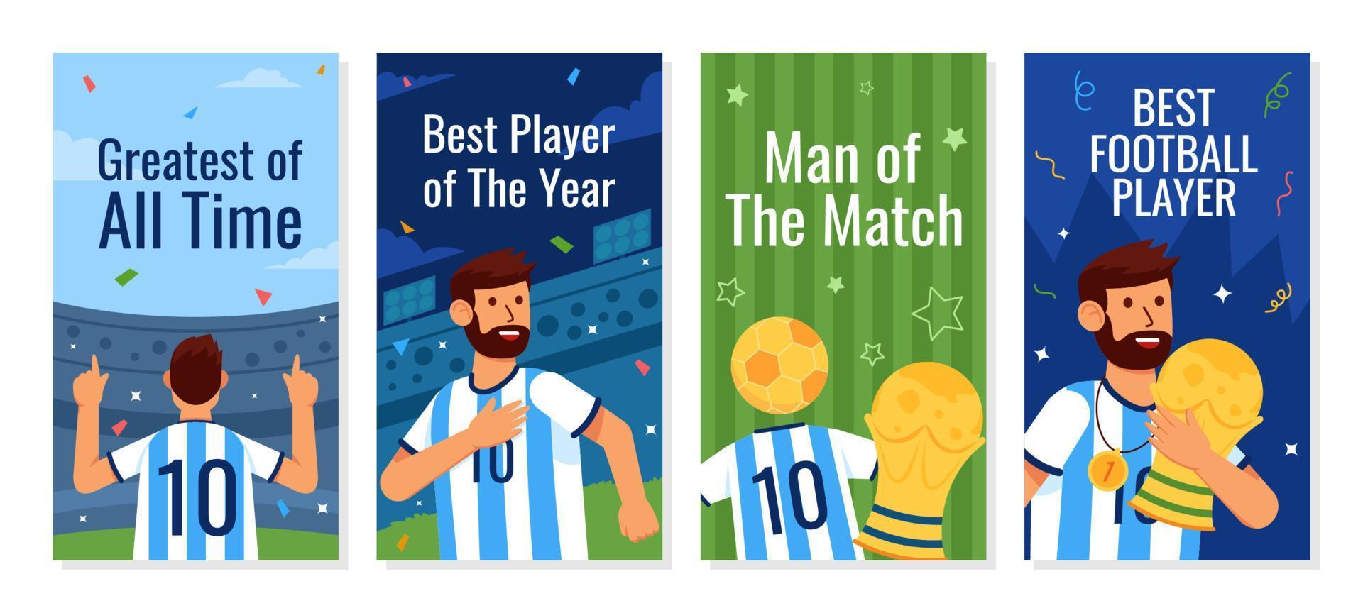 Great Soccer Player Celebrating Victory vector