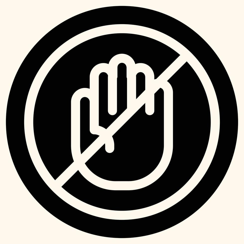 No voillance icon vector