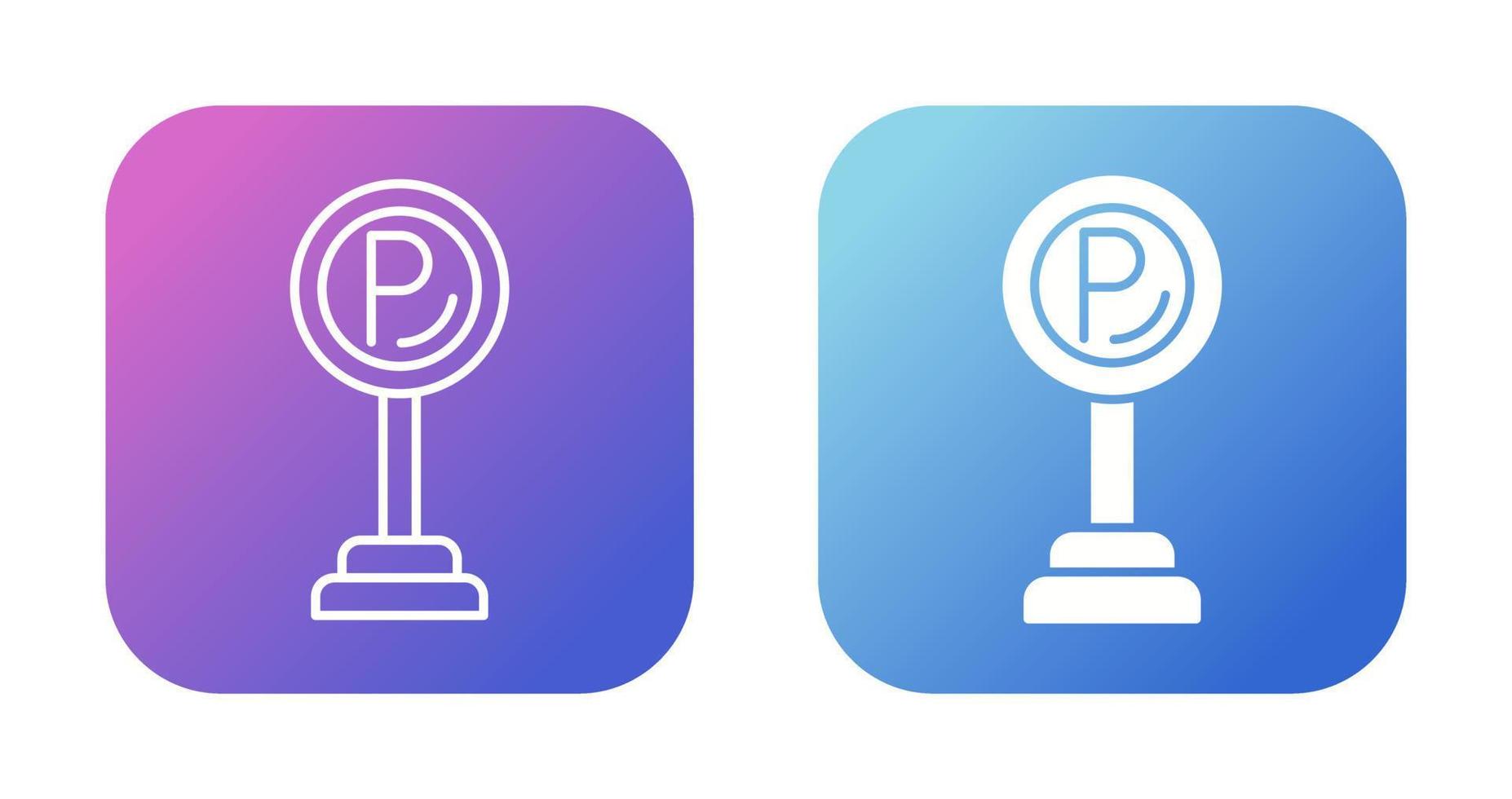 Parking Sign Vector Icon