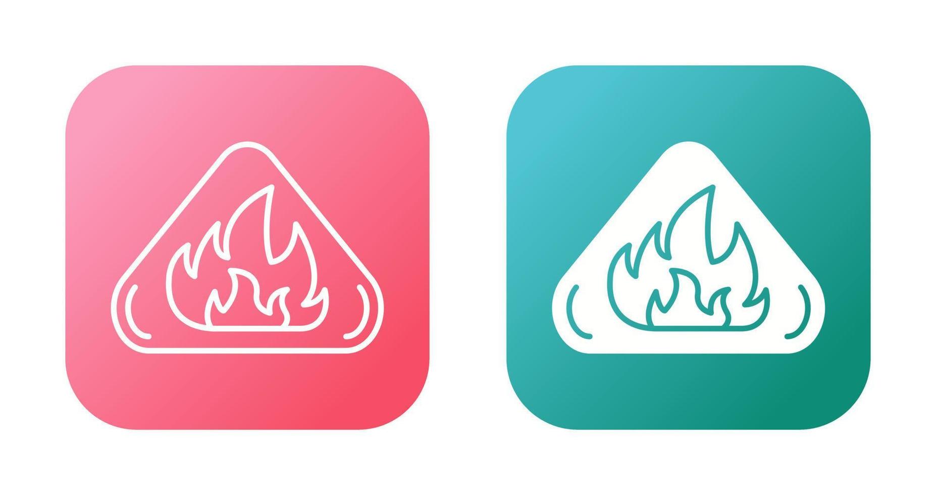 Fire Danger Vector Icon