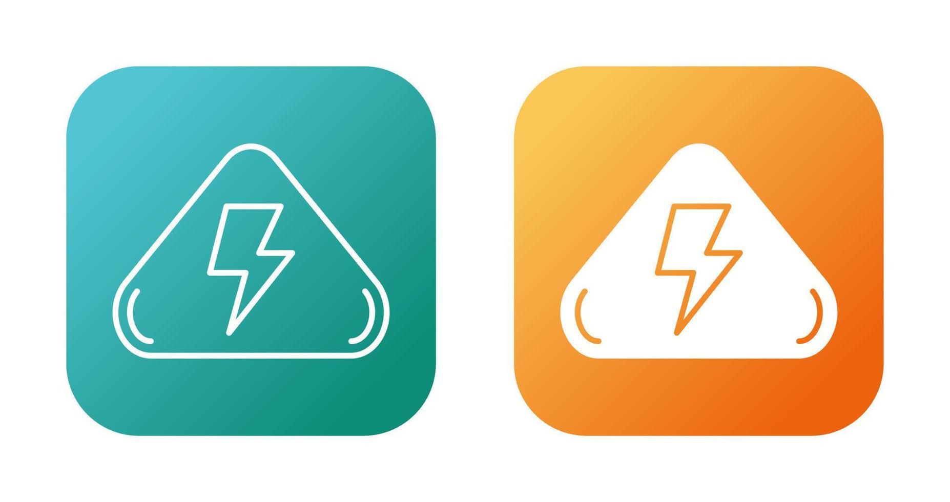 Electrical Hazard Vector Icon