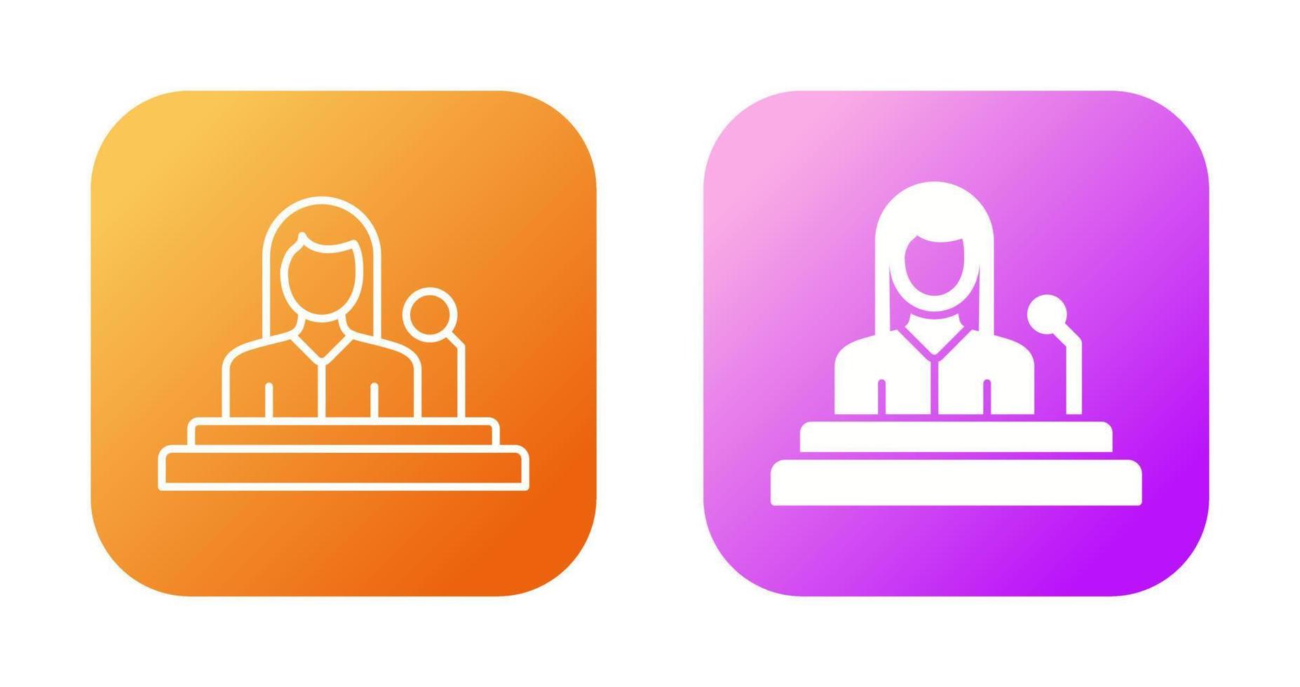 Lectern Vector Icon