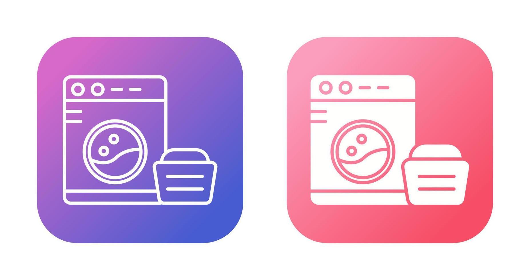 Washing Machine Vector Icon