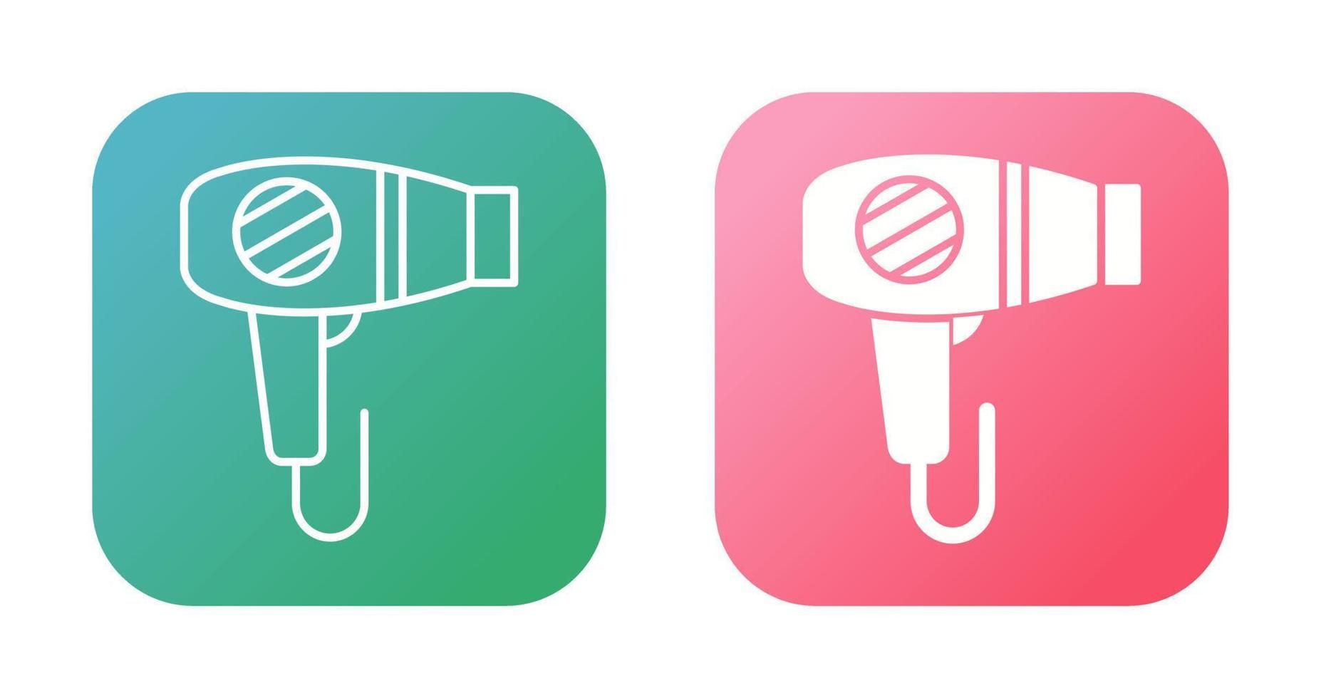 Hair Dryer Vector Icon