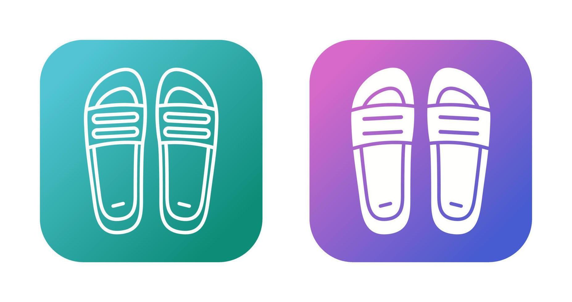 Slippers Vector Icon