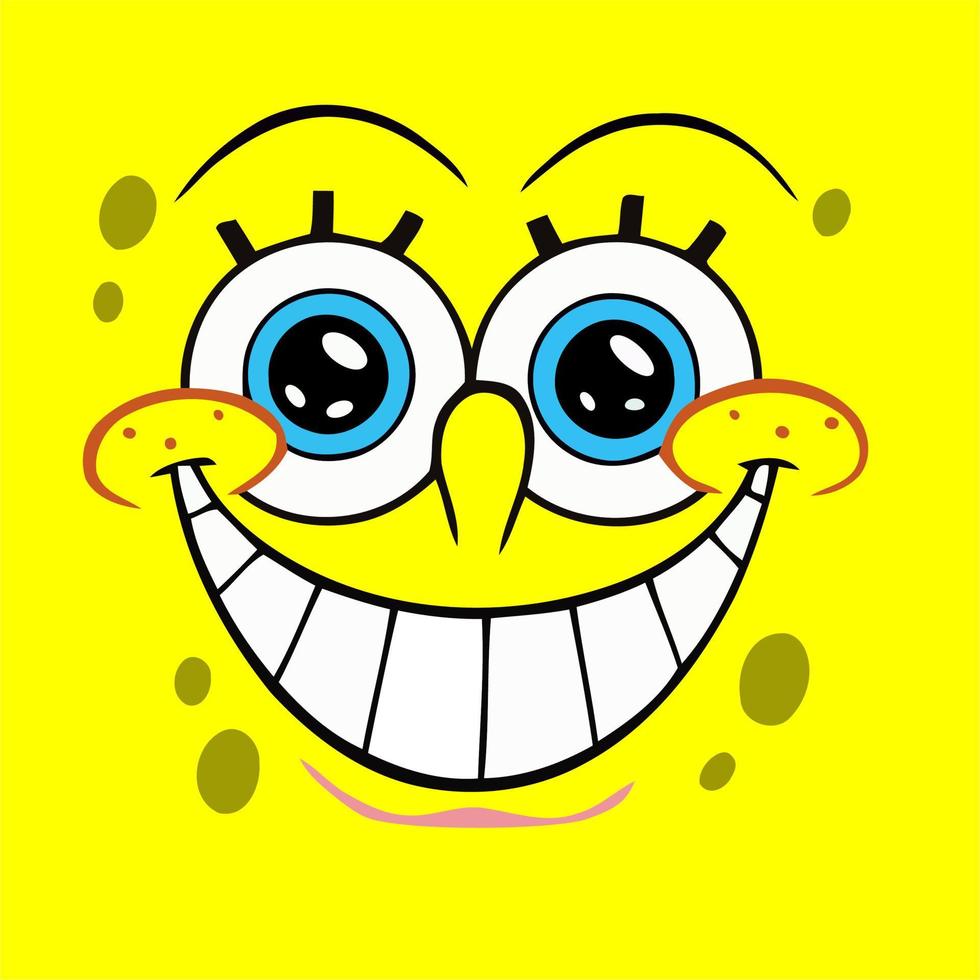 spongebob squarepants design vector