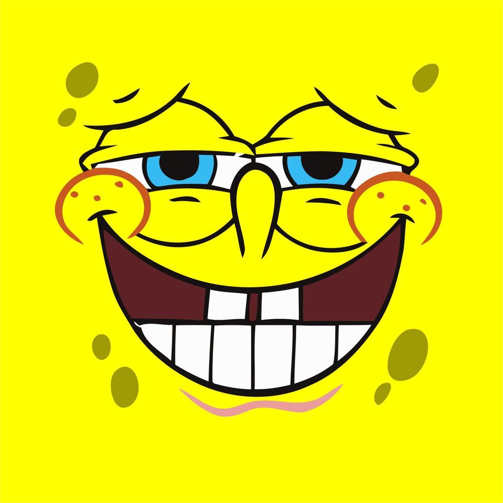 spongebob squarepants design vector