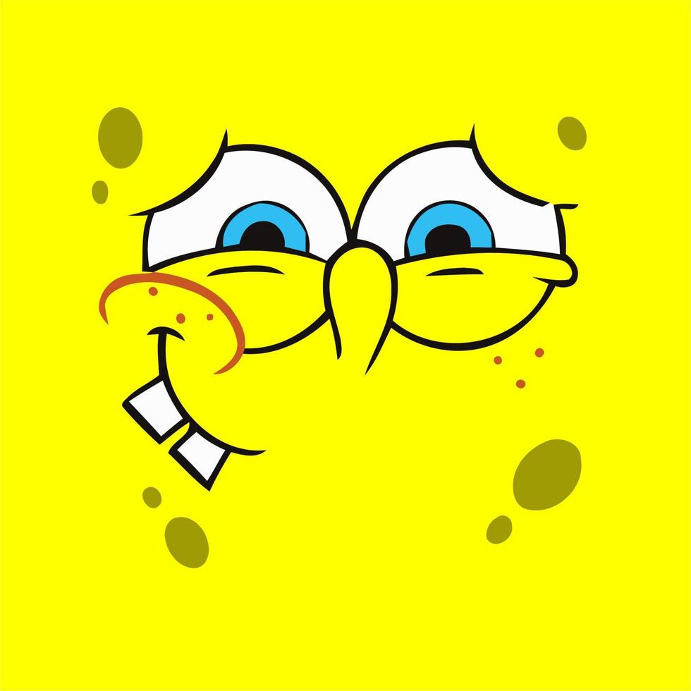 spongebob squarepants design vector