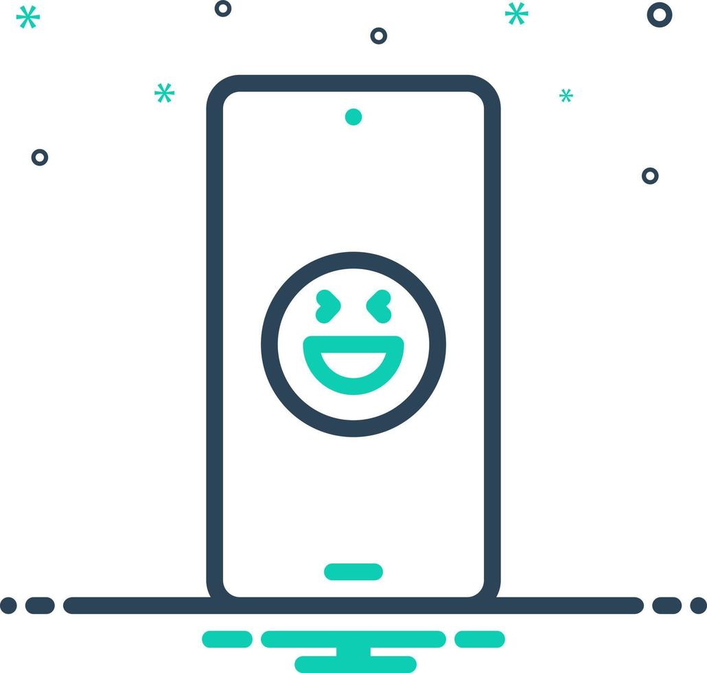 mix icon for reaction vector