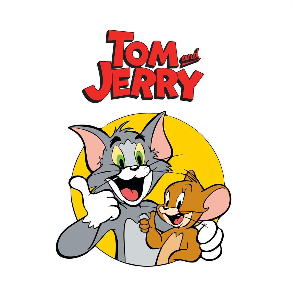 tom and jerry cartoon vector