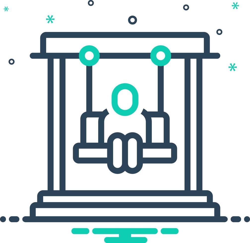 mix icon for swing vector