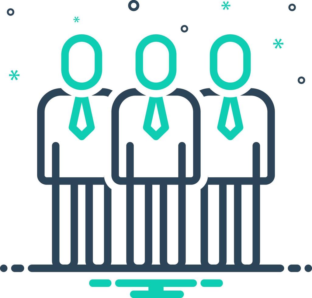 mix icon for public vector