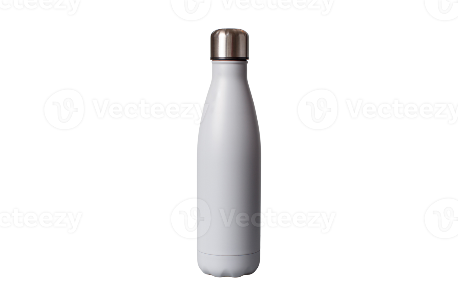 Gray bottle isolated on a transparent background png