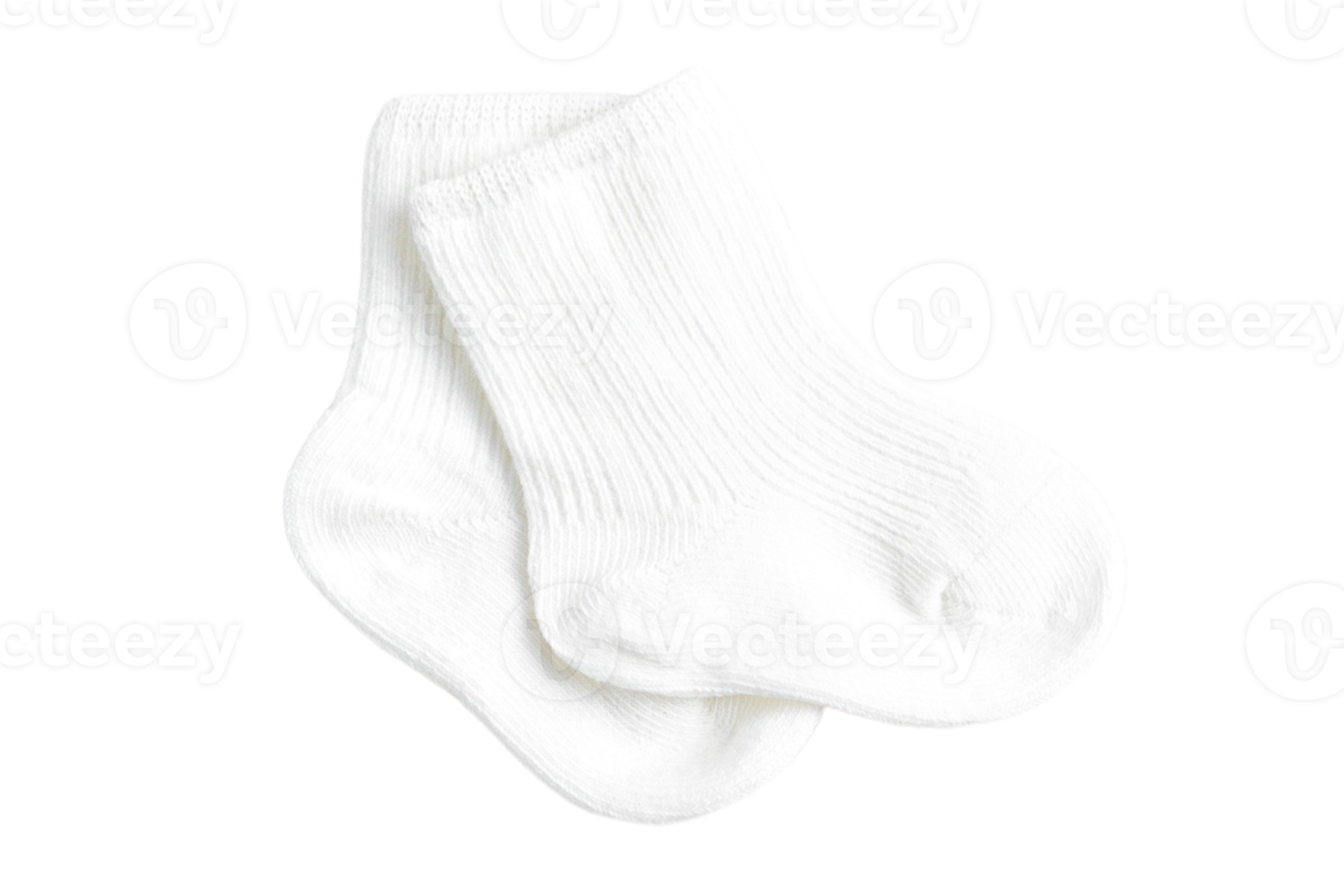 White socks isolated on a transparent background png