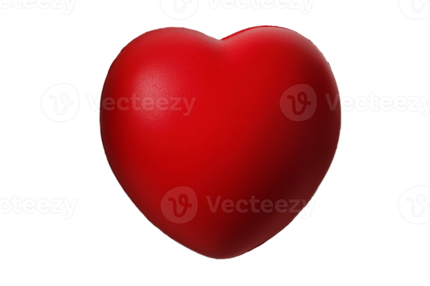 Red heart isolated on a transparent background png