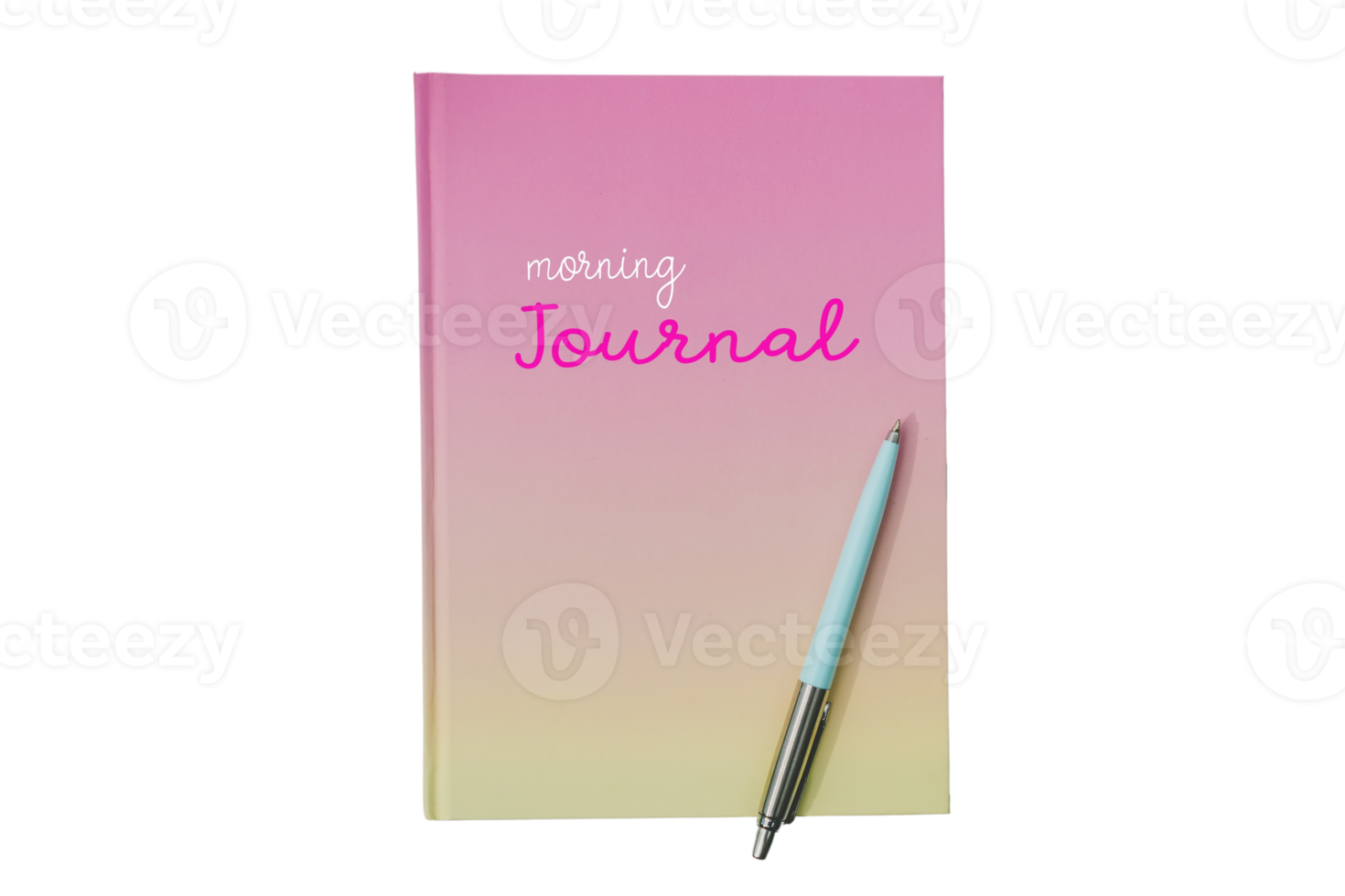 Pink journal isolated on a transparent background png