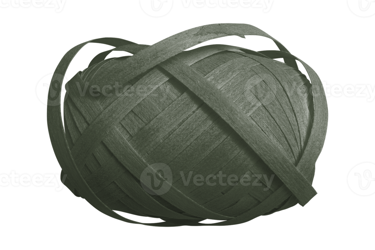 Green thread spool isolated on a transparent background png