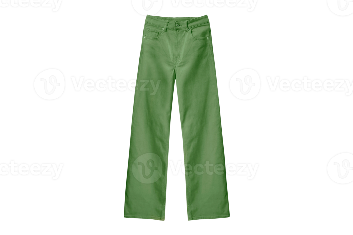 verde calça isolado em uma transparente fundo png