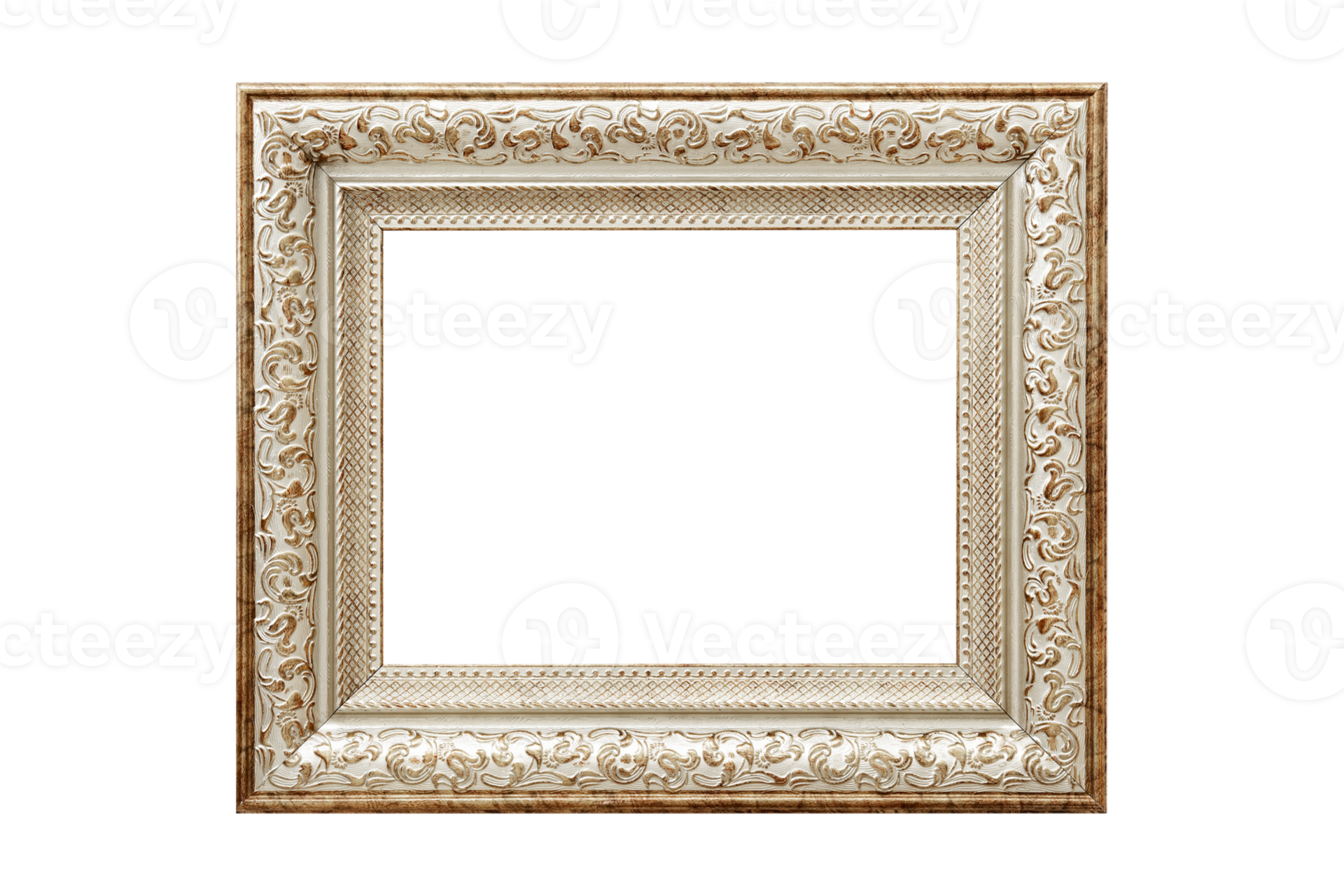 Beige picture frame isolated on a transparent background 22024884 PNG