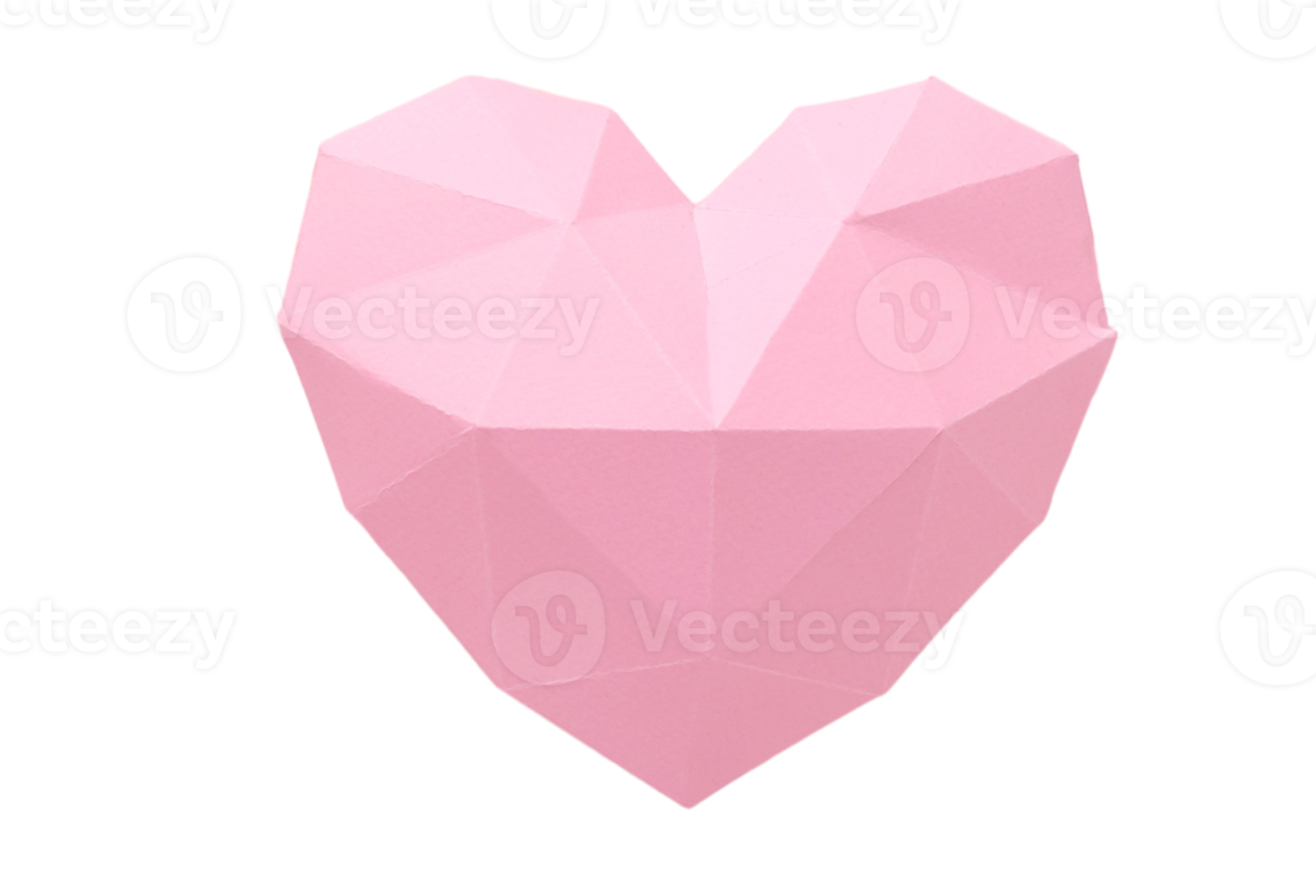 Pink heart isolated on a transparent background png