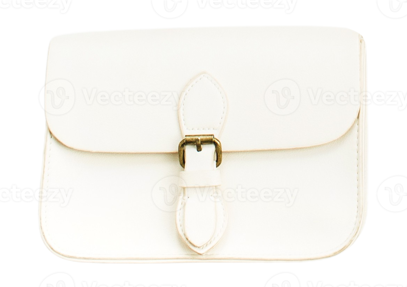 White purse isolated on a transparent background png