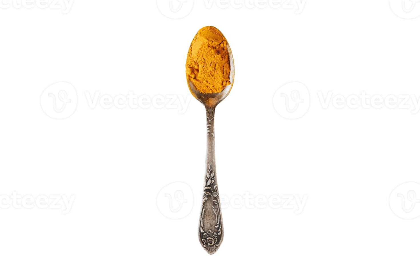 Spoon with curry isolated on a transparent background png