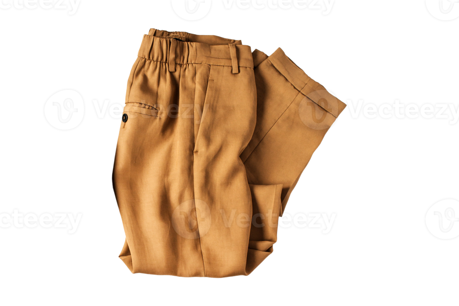 marron un pantalon isolé sur une transparent Contexte png