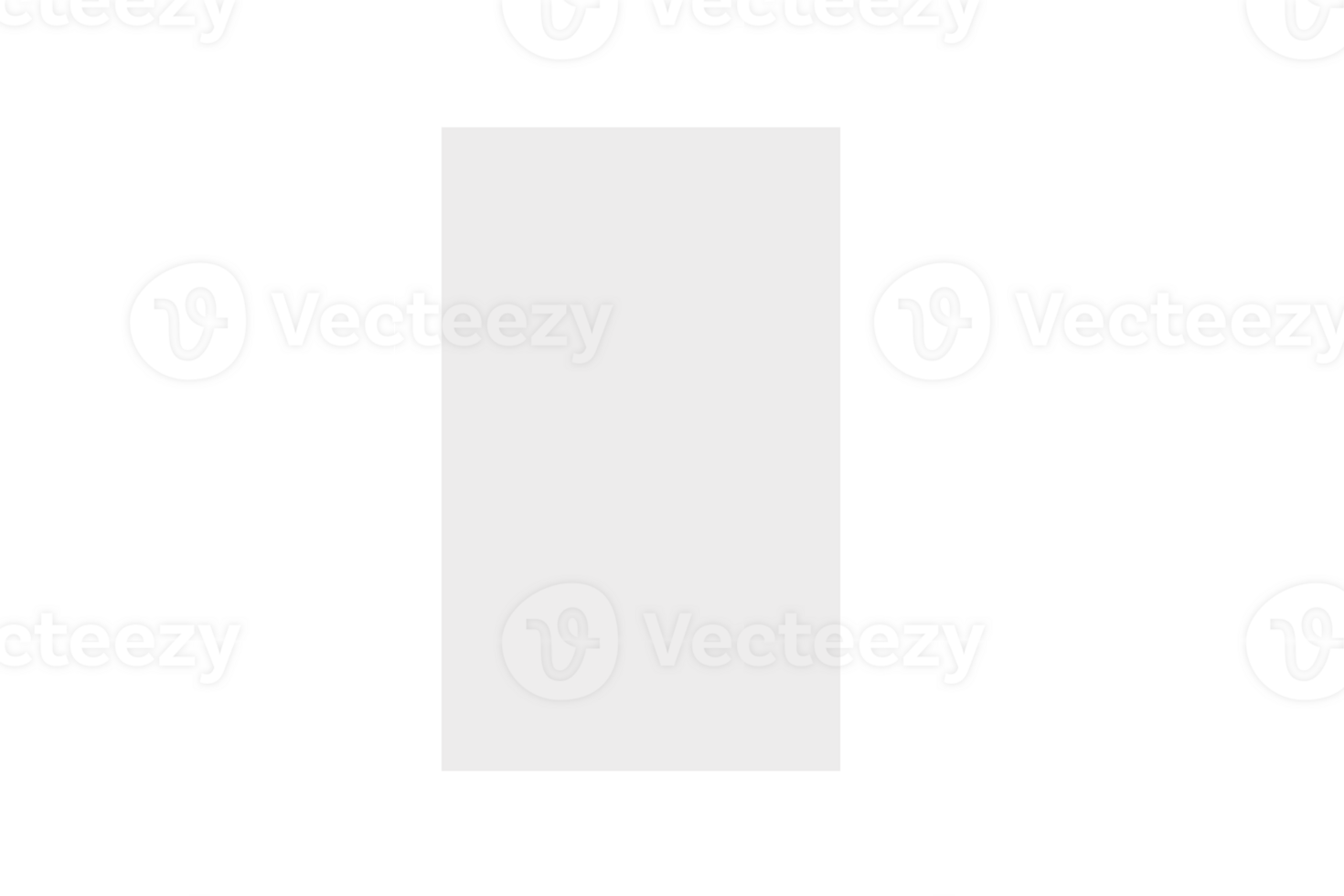 White paper isolated on a transparent background png