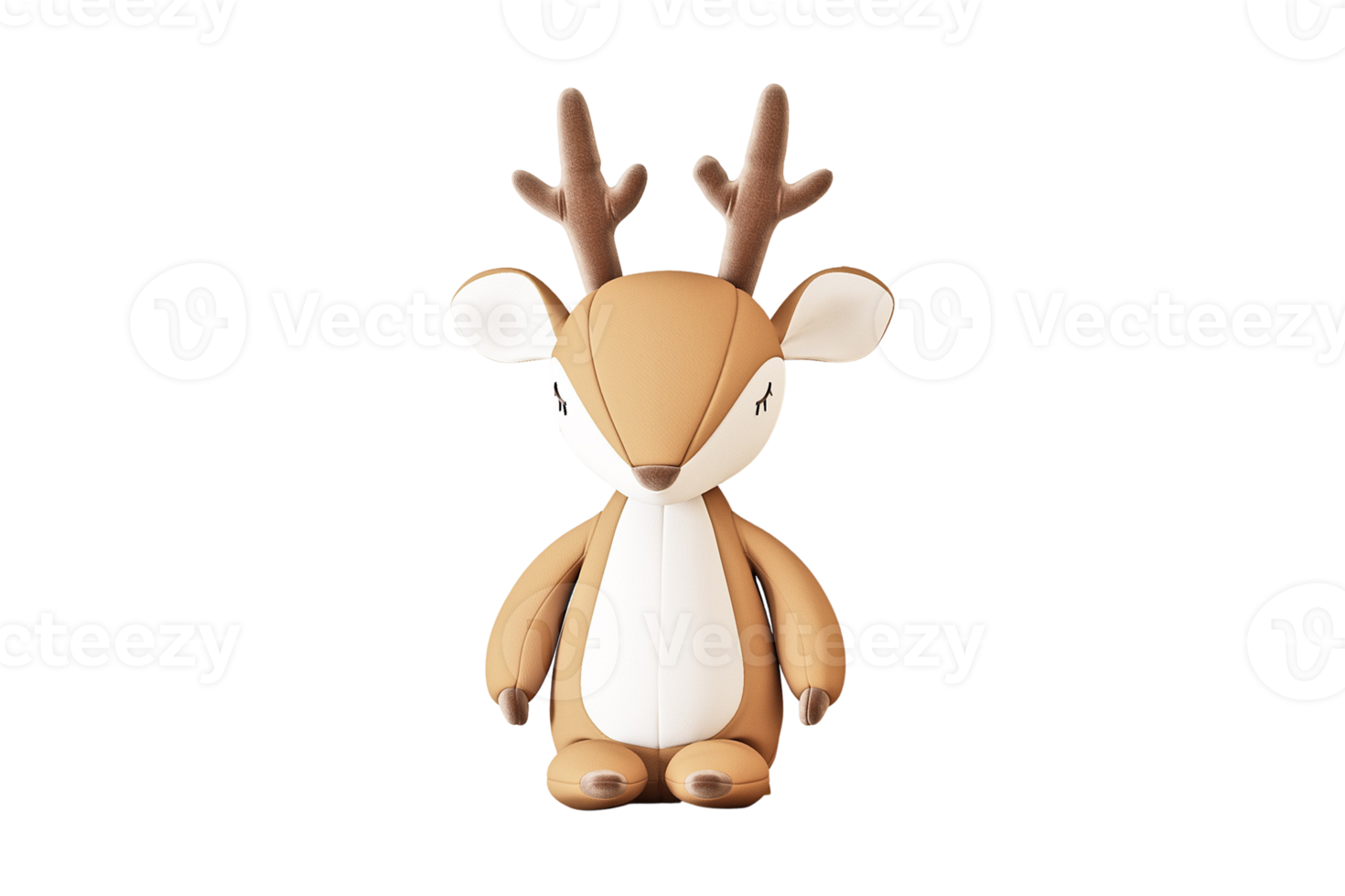 Brown baby toy isolated on a transparent background png