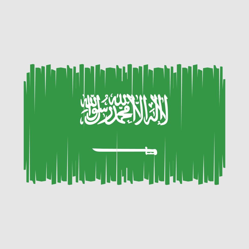 vector de bandera de arabia saudita