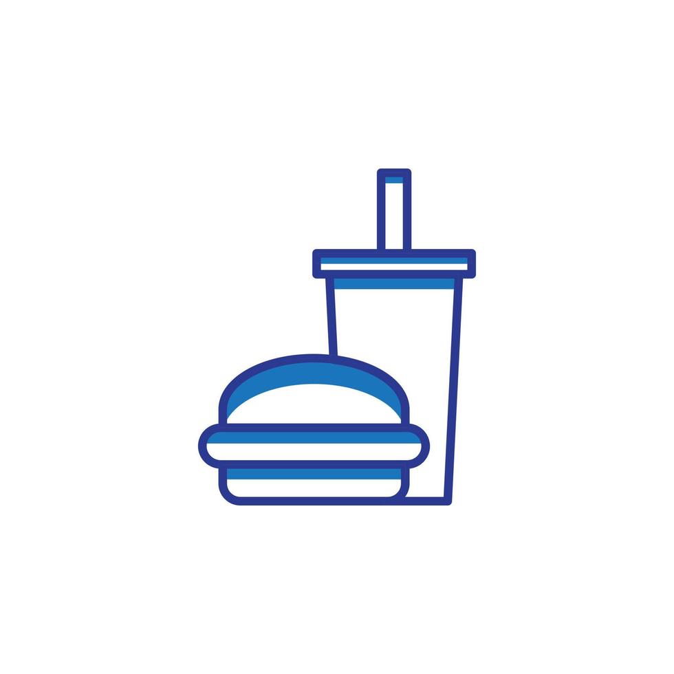 rápido comida vector para icono sitio web, ui básico, símbolo, presentación
