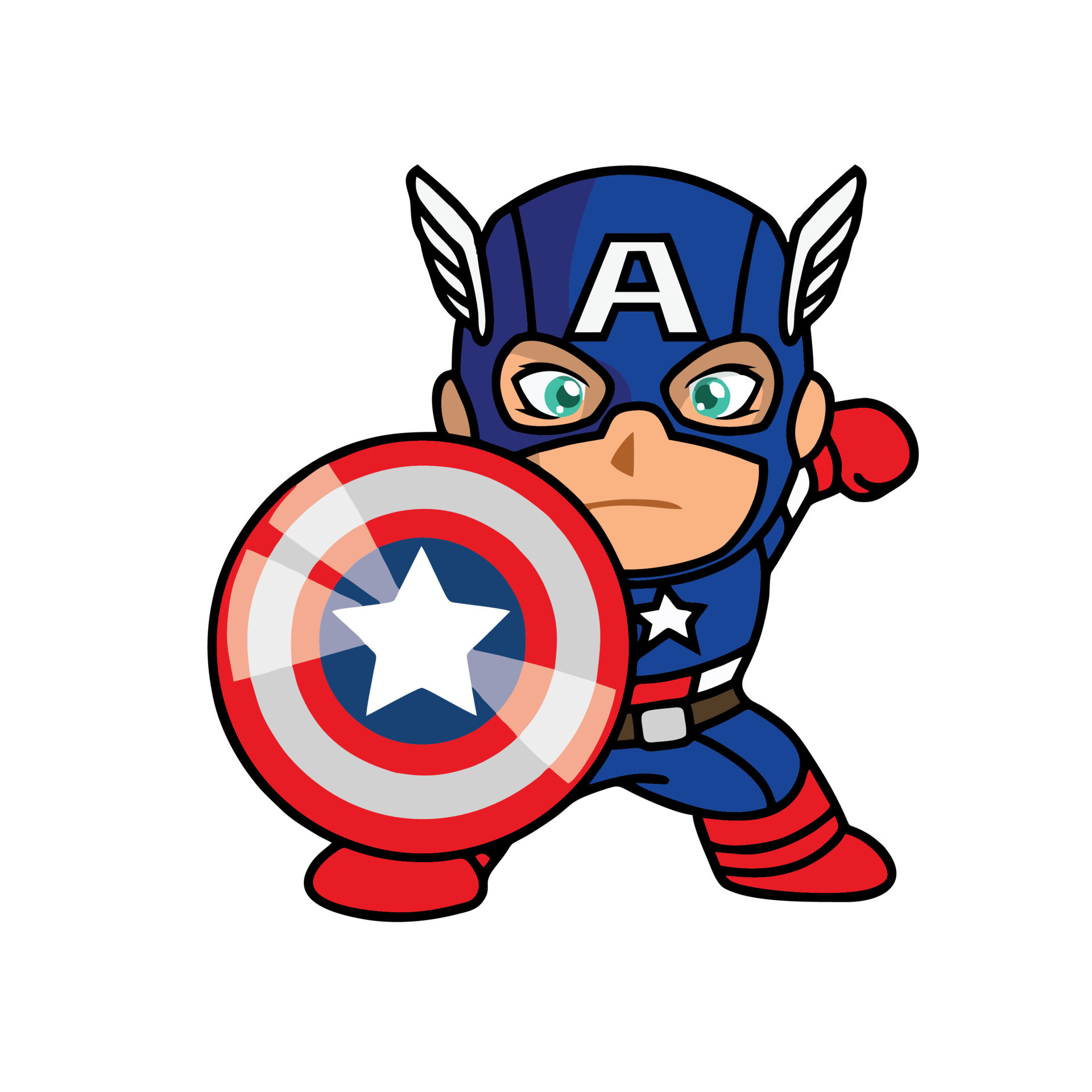 Captain America Avengers Animated Standup | lupon.gov.ph