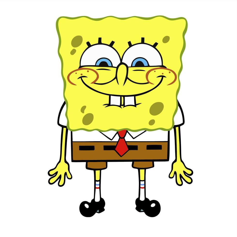 bob esponja pantalones Cuadrados dibujos animados vector