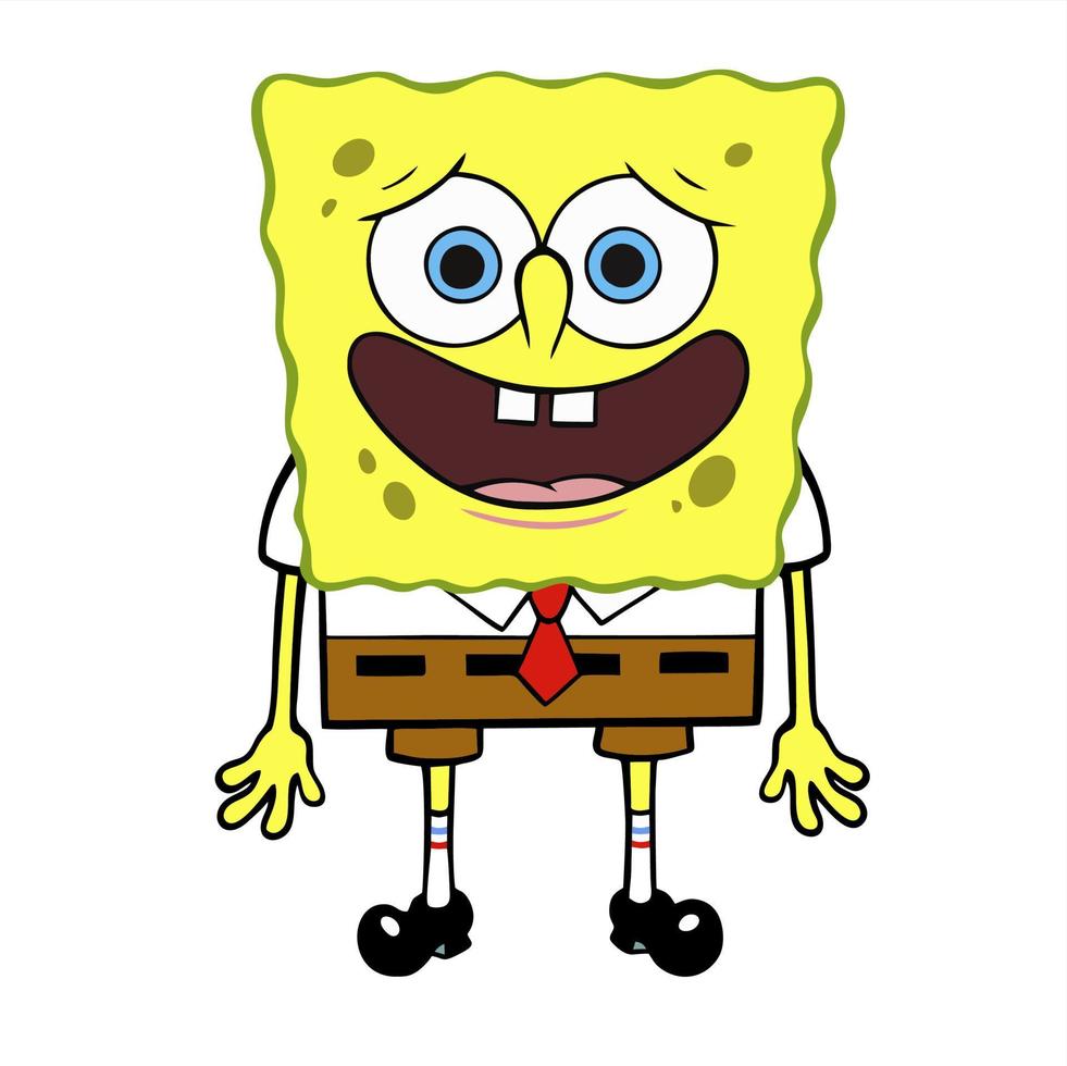 bob esponja pantalones Cuadrados dibujos animados vector