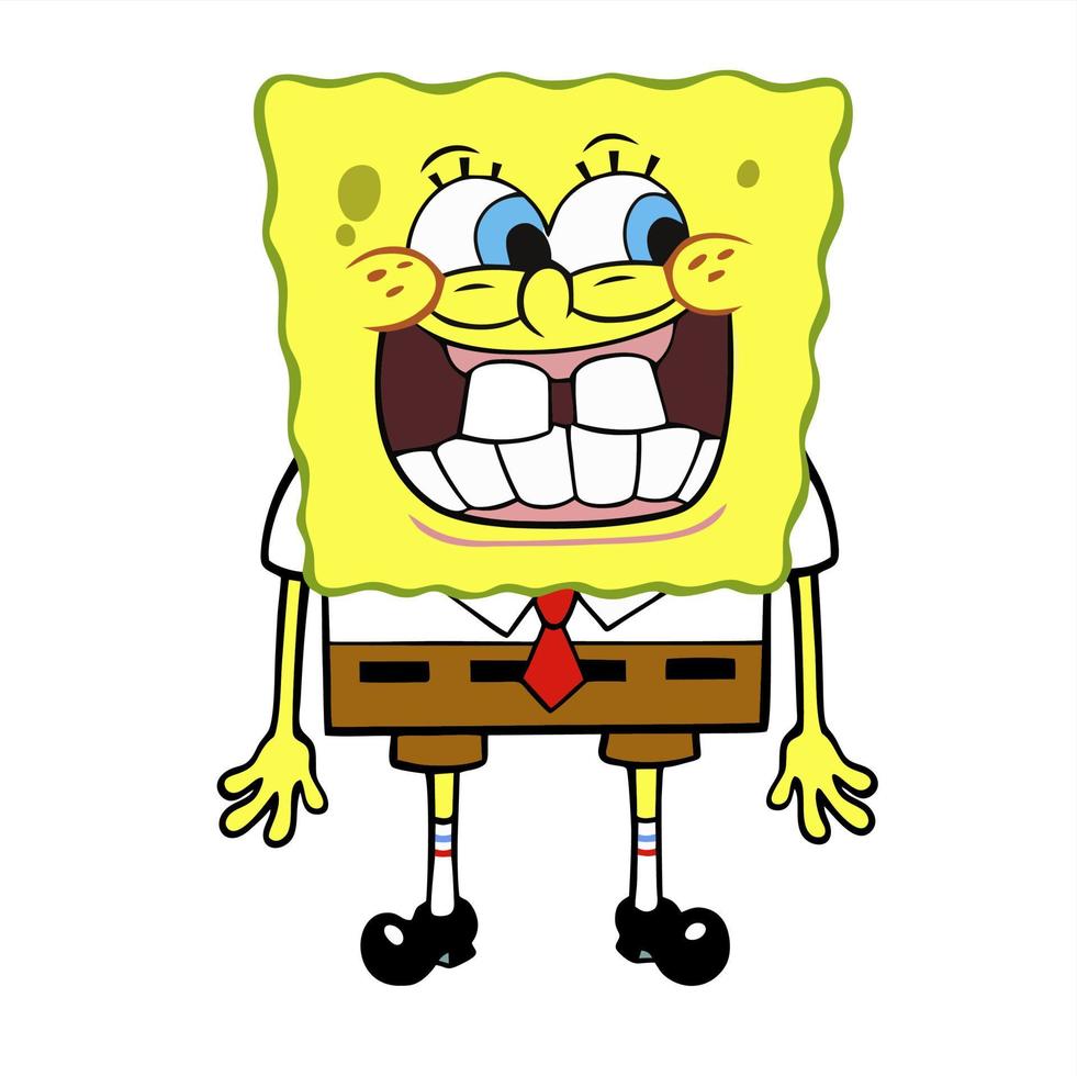 bob esponja pantalones Cuadrados dibujos animados vector