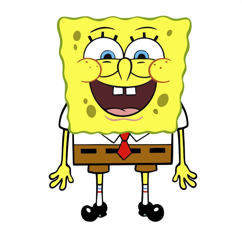 bob esponja pantalones Cuadrados dibujos animados vector