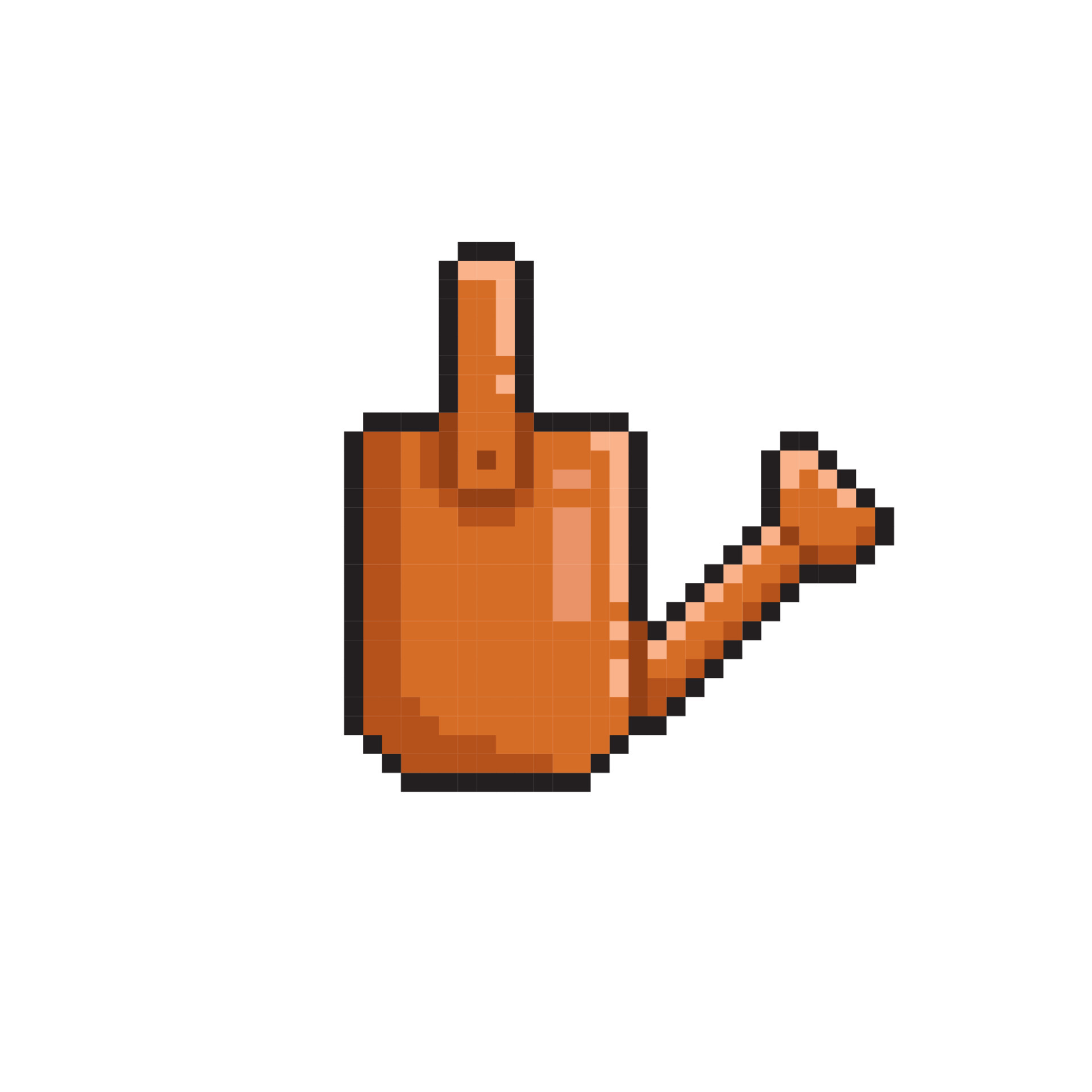 watering can in pixel art style 22026337 Vector Art at Vecteezy