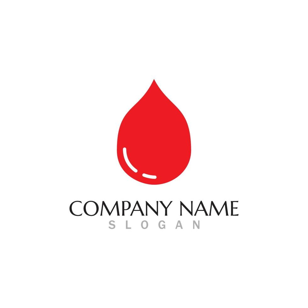 Blood drop donor vector icon