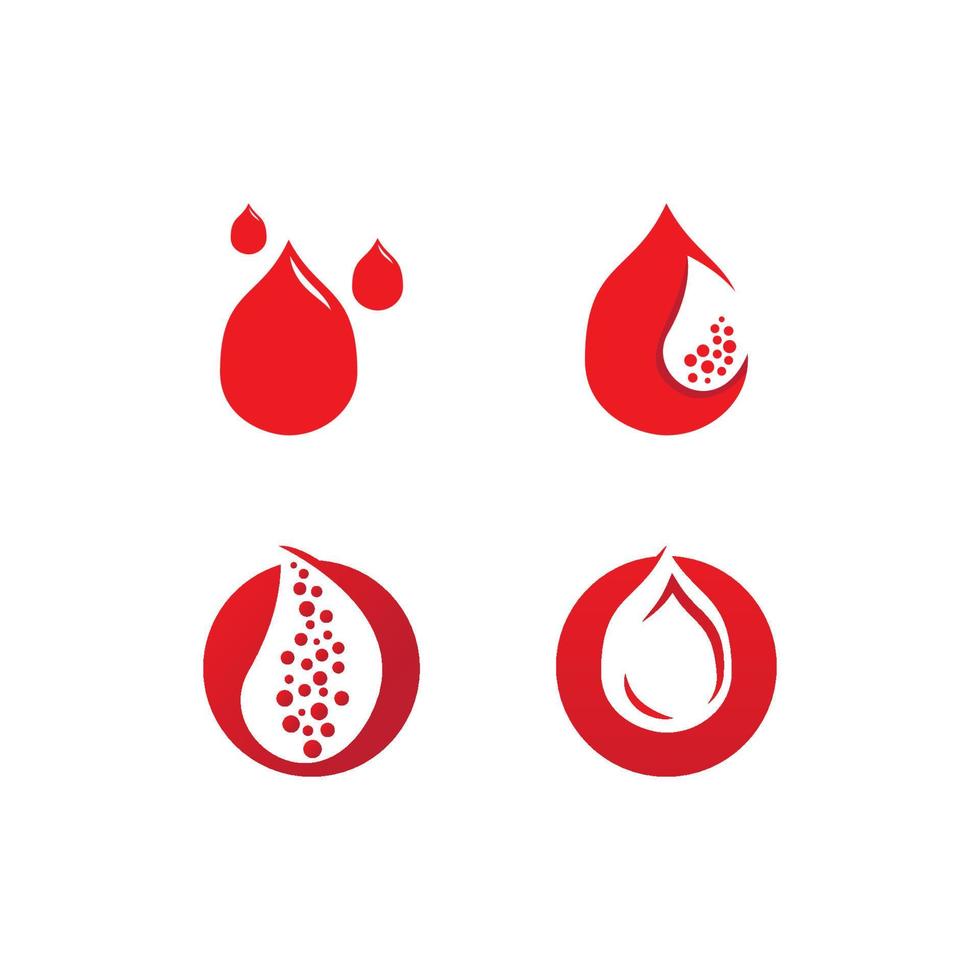 Blood drop donor vector icon