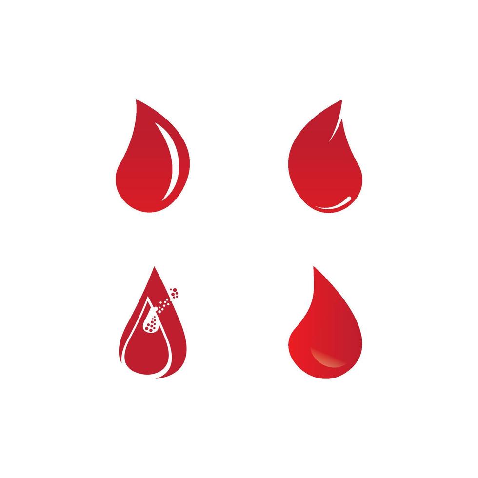 Blood drop donor vector icon