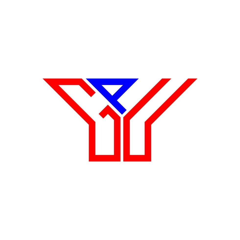 diseño creativo del logotipo de la letra gpu con gráfico vectorial, logotipo simple y moderno de gpu. vector